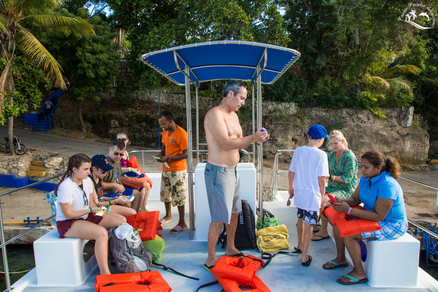 Top deck of the new boat seating 15 snorkelers